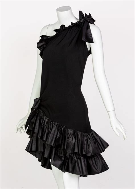 yves saint laurent kleid schwarz|saint laurent ysl dresses.